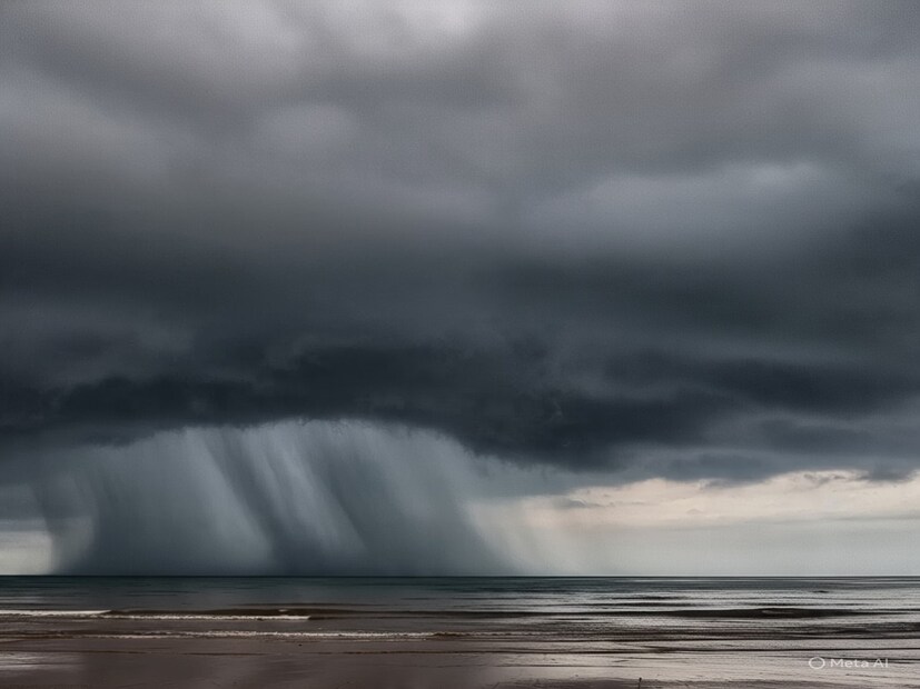 কলকাতা: গাঙ্গেয় পশ্চিমবঙ্গের উপরে নতুন করে একটি নিম্নচাপ অঞ্চল তৈরি হয়েছে। এর ফলে দক্ষিণবঙ্গের জেলায় জেলায় ভারী বৃষ্টির সম্ভাবনা রয়েছে। Photo- Representative (Meta AI)