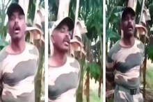 ভারতীয় জওয়ানের সঙ্গে বাংলাদেশিদের এ কী নোংরামি? গাছে বেঁধে মার-গালাগালি! দেখুন