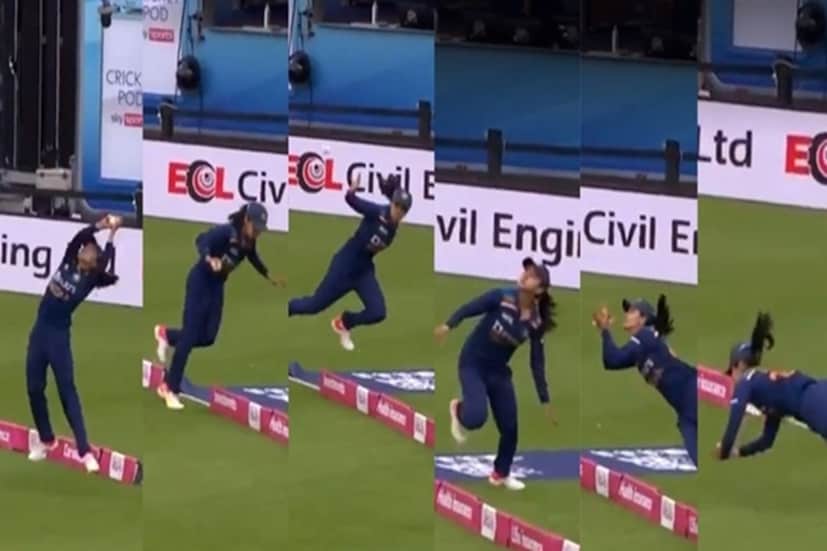 রিপোর্টে উল্লেখ করা হয়েছে MCC নোটের কথা। যেখানে MCC জানিয়েছে যে, MCC একটি শব্দবিন্যাস তৈরি করেছে। যেখানে বাউন্ডারির পুরোপুরি বাইরে Bunny Hop রিমুভ করা হয়েছে। কিন্তু যে ক্যাচের ক্ষেত্রে বাউন্ডারির ভিতরে থেকে ফিল্ডার বলটিকে উপরে ঠেলে দিচ্ছেন আর বাইরে বেরিয়ে যাচ্ছেন, তারপর আবার বলটিকে ধরার জন্য ঝাঁপাচ্ছেন, সেই ক্যাচকে কিন্তু অনুমতি দেওয়া হবে। (File Photo)