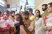 নৈহাটিতে হাজির প্রসেনজিৎ-শ্রাবন্তী, পুজো দিলেন বড়মার মন্দিরে, তারপরই ঘটে গেল...