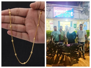 Srirampur Thief Arrest: ৮০ লক্ষের সোনার চেন হাতিয়ে শ্বশুরবাড়িতে জামাই ষষ্ঠী! হাওড়া থেকে গ্রেফতার শ্রীরামপুরের সেই চোর Srirampur Thief Arrest: ৮০ লক্ষের সোনার চেন হাতিয়ে শ্বশুরবাড়িতে জামাই ষষ্ঠী! হাওড়া থেকে গ্রেফতার শ্রীরামপুরের সেই চোর