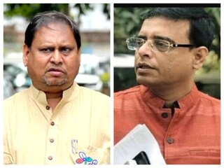 ভরতপুরের তৃণমূল বিধায়ক হুমায়ুন কবীর ও পরিবহণমন্ত্রী স্নেহাশিস চক্রবর্তী৷ 