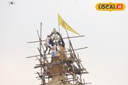 মাহেন্দ্রক্ষণেই ঘটল...! হুবহু পুরীর মতো মাহেশের জগন্নাথ মন্দিরের চূড়ায় বসল সুদর্শন চক্র