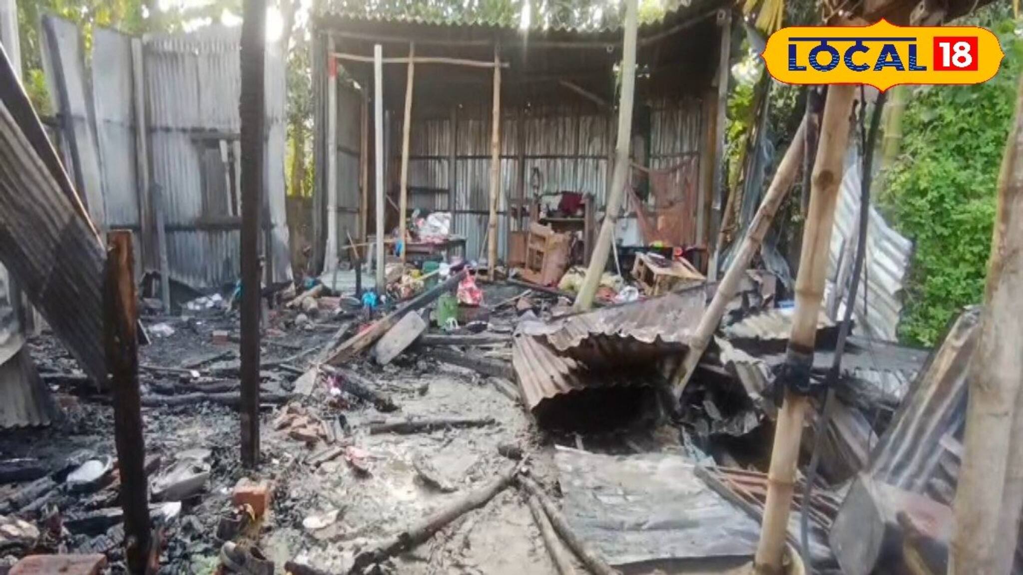 শর্ট সার্কিট থেকে ভয়াবহ দুর্ঘটনা, আগুনে পুড়ে ছাই বালুরঘাটের ৪টে বাড়ি