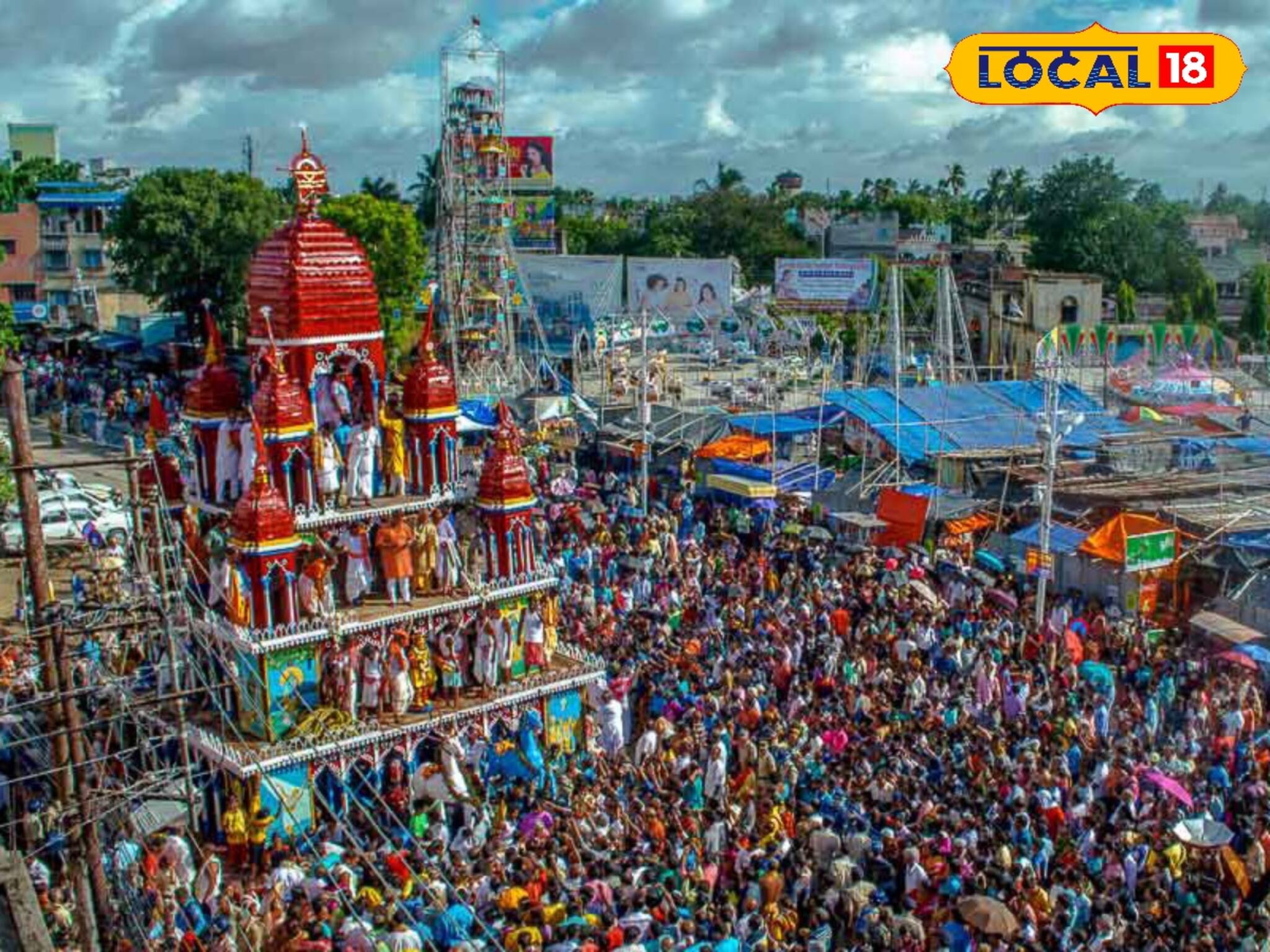 মাহেশ জগন্নাথ মন্দিরের রথযাত্রার প্রস্তুতি শুরু!ভক্তদের সুবিধার্থে ব্যবস্থা নিচ্ছে প্রশাসন