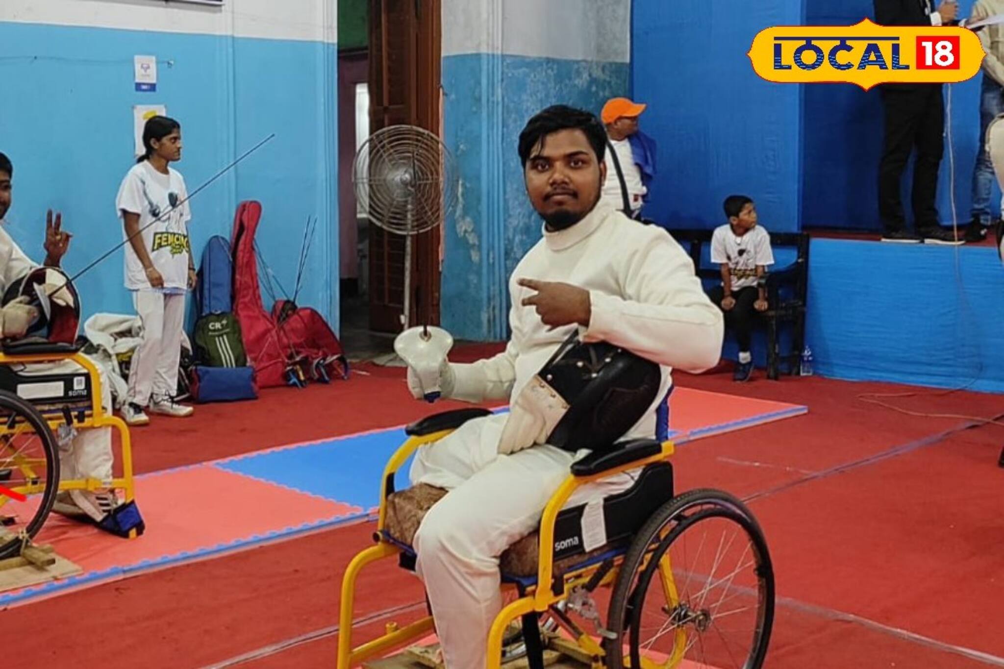 হুইল চেয়ার বসেই তলোয়ারবাজি! এশিয়ান গেমস চ্যাম্পিয়নের স্বপ্ন বাংলার ছেলের