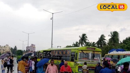 ১৬ নম্বর জাতীয় সড়কের বাগনান লাইব্রেরী মোড়ে ভয়াবহ বাস দুর্ঘটনা 