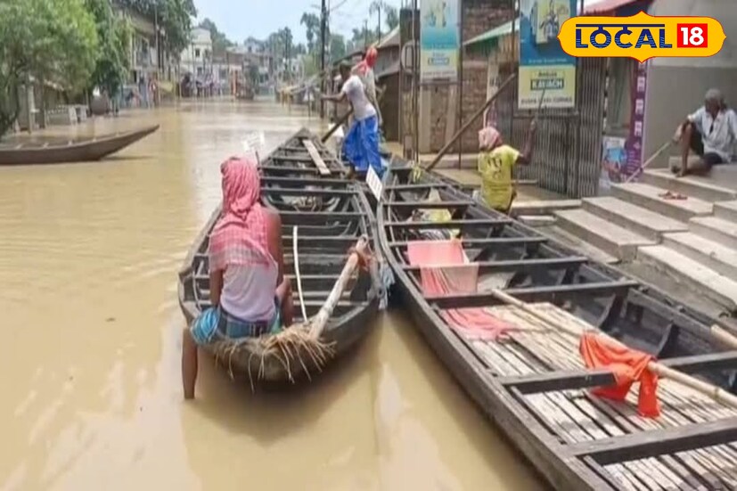 ফের ভয়াবহ বন্যা পরিস্থিতি পশ্চিম মেদিনীপুরের ঘাটালে। বিস্তীর্ণ এলাকা জলের তলায়। রাস্তার উপর দিয়ে বইছে স্রোত। এক প্রান্ত থেকে অপর প্রান্তে যাতায়াতের ভরসা ডিঙি, নৌকো। বাড়ছে আতঙ্ক। প্রতিদিনই একাধিক বিষধর সাপ উদ্ধার হচ্ছে বন্যা কবলিত এলাকা থেকে। 