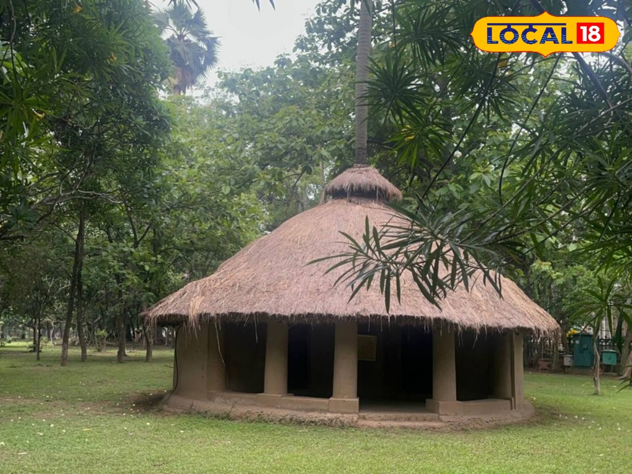 Shantiniketan Tourism: মাঠের কোলে এক পায়ে দাঁড়িয়ে থাকা তালগাছকে আঁকড়ে তালকুটির, প্রকৃতিপূজারীর বাড়ি এখন পর্যটকদের আকর্ষণ