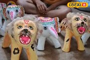 রথের পুতুল হিসেবে বিখ্যাত, কাজগ দিয়ে তৈরি, হাতি-বাঘ-সিংহের মাথা নড়ছে টুক-টুক করে