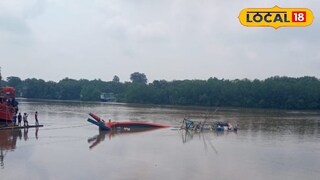 জেটিঘাটের কাছেই ডুবছে ট্রলার 