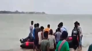 স্পিড বোট নিয়ে তলিয়ে যাওয়া পর্যটকদের দু জনকে উদ্ধার করা হয়৷ 