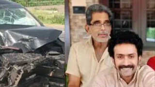  ট্রাকের সঙ্গে সংঘর্ষে গাড়ির সামনের অংশ সম্পূর্ণ দুমড়ে-মুচড়ে যায়.