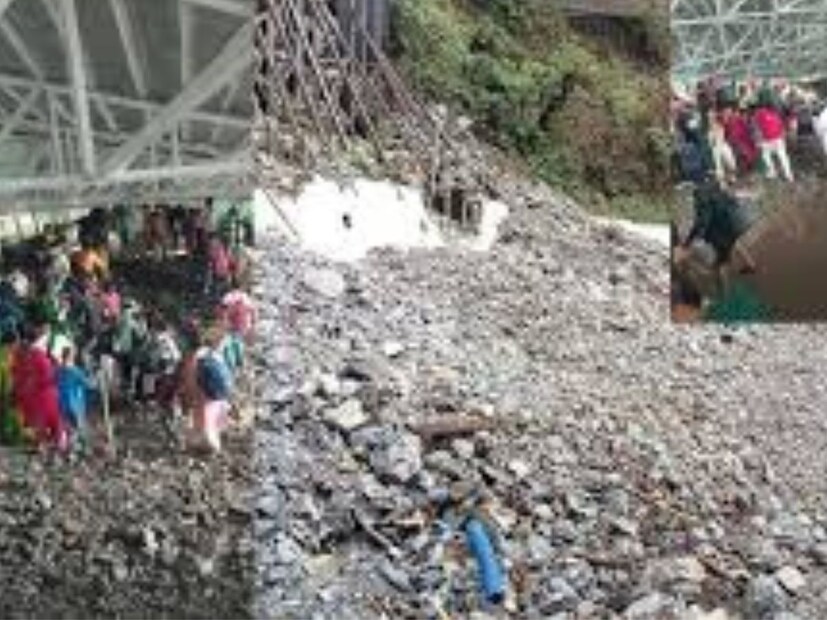 প্রত্যক্ষদর্শীদের মতে, সোমবার দুপুর ১২টার পর হঠাৎ করে আবহাওয়ার পরিবর্তন ঘটে এবং টানা প্রায় আড়াই ঘণ্টা বৃষ্টি হয়। সেই সময় হিমকোটি রুটে একাধিক জায়গায় ভূমিধস হয়, যার ফলে রাস্তায় কাদা, কাঁকড় ও পাথর জমে যায়।