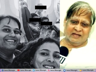 এয়ার ইন্ডিয়ার অভিশপ্ত বিমানে চিকিৎসক প্রতীক যোশীর পরিবারের শেষ সেলফি৷ (ডানদিকে) প্রতীকের বাবা জে পি যোশী৷