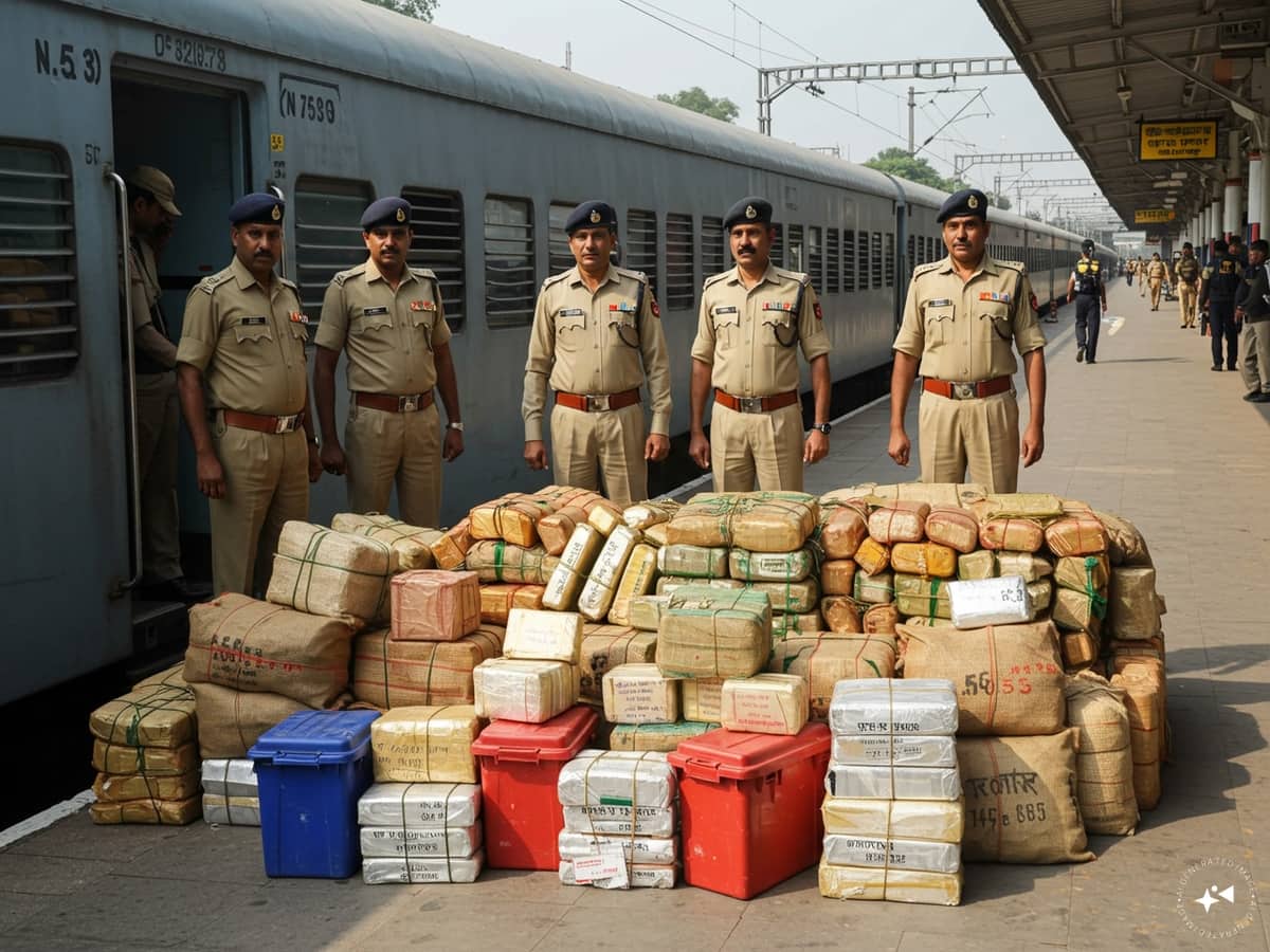 রেলে মাদক পাচারের বিরুদ্ধে বড় সাফল্য আরপিএফ-এর, ‘অপারেশন নারকোস’-এ কোটি টাকার নিষিদ্ধ দ্রব্য জব্দ