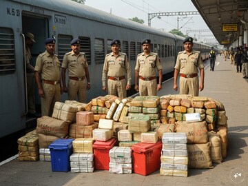 রেলে মাদক পাচারের বিরুদ্ধে বড় সাফল্য আরপিএফ-এর, ‘অপারেশন নারকোস’-এ কোটি টাকার নিষিদ্ধ দ্রব্য জব্দ