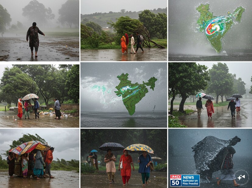 রাজস্থান, হরিয়ানা, পশ্চিম ও পূর্ব উত্তরপ্রদেশ, হিমাচল প্রদেশ এবং উত্তরাখণ্ডে ১৭ থেকে ২১ জুন পর্যন্ত হালকা থেকে মাঝারি বৃষ্টির সম্ভাবনা রয়েছে। এর মধ্যে কিছু জায়গায় ৫০-৭০ কিমি বেগে ঝোড়ো হাওয়া বইতে পারে বলে জানিয়েছে IMD। 