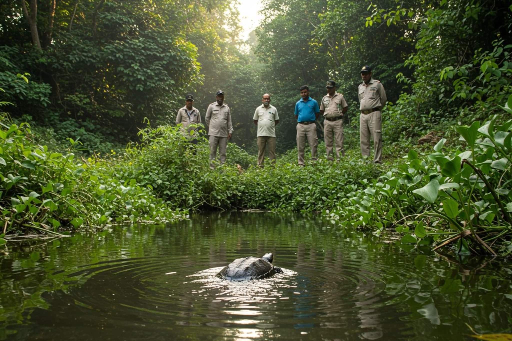 মৎস্যজীবীদের জালে বিলুপ্তপ্রায় এই জীব! যেভাবে বাঁচল প্রাণ...দেখলে চমকে যাবেন!