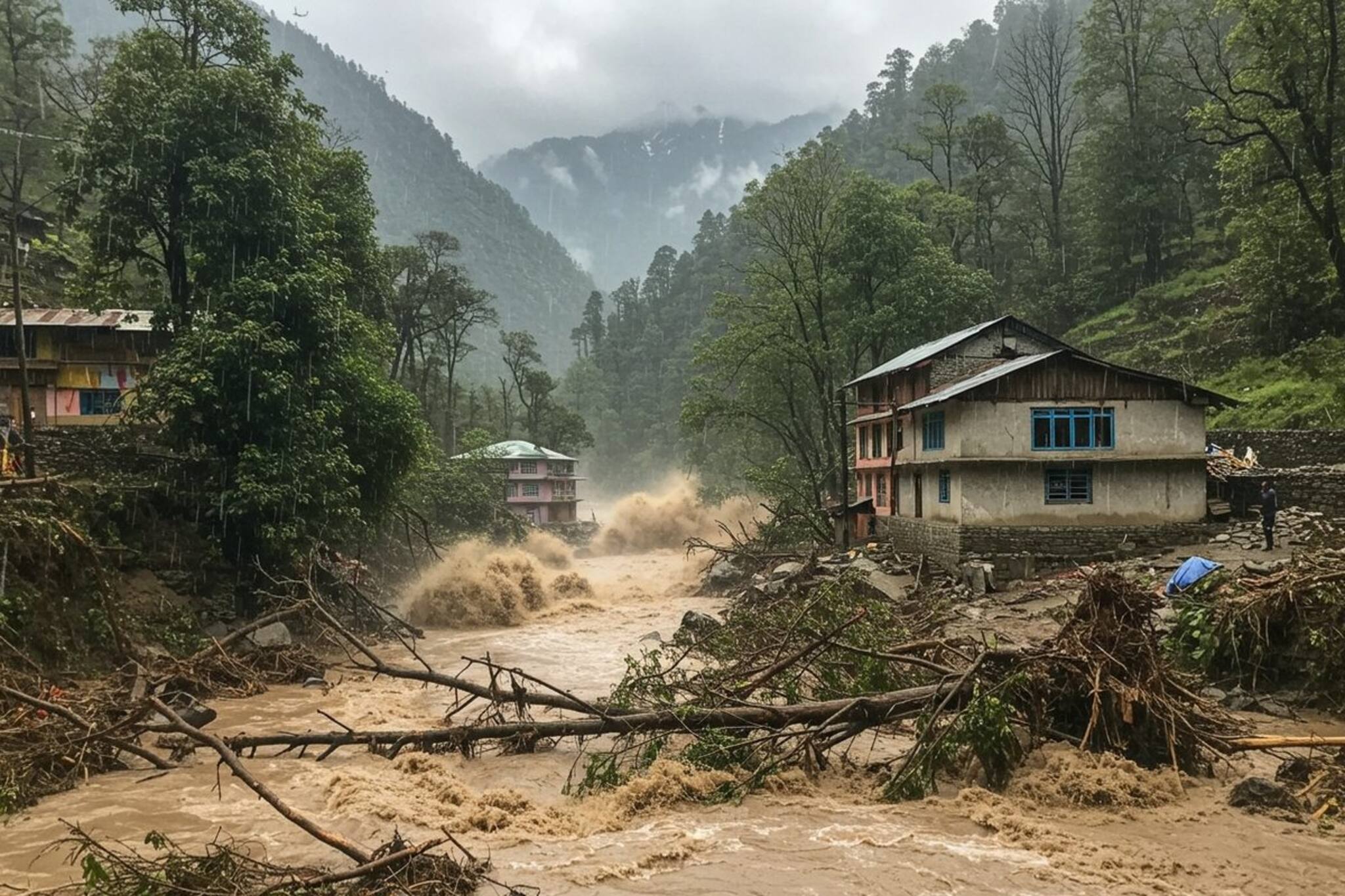 হিমাচল প্রদেশে মেঘভাঙা বৃষ্টি...কুলু-মানালিতে ভয়াবহ অবস্থা, ফুঁসছে স্রোত, নিখোঁজ বহু