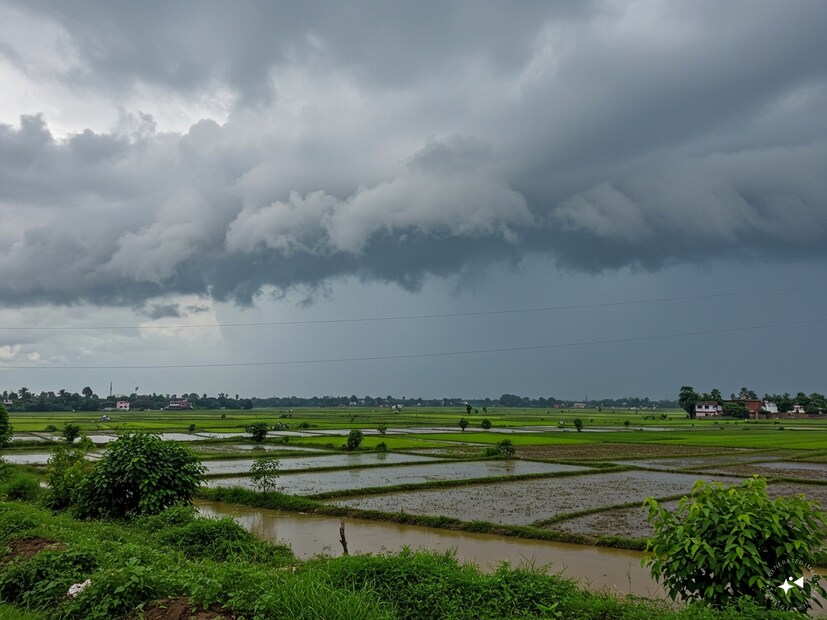 শুক্র ও শনিবার ভারী বৃষ্টির সম্ভাবনা কম থাকলেও রবিবার ফের ভারী বৃষ্টির সম্ভাবনা বাড়বে দক্ষিণ ২৪ পরগনা ও পূর্ব মেদিনীপুর জেলাতে। AI Generated image