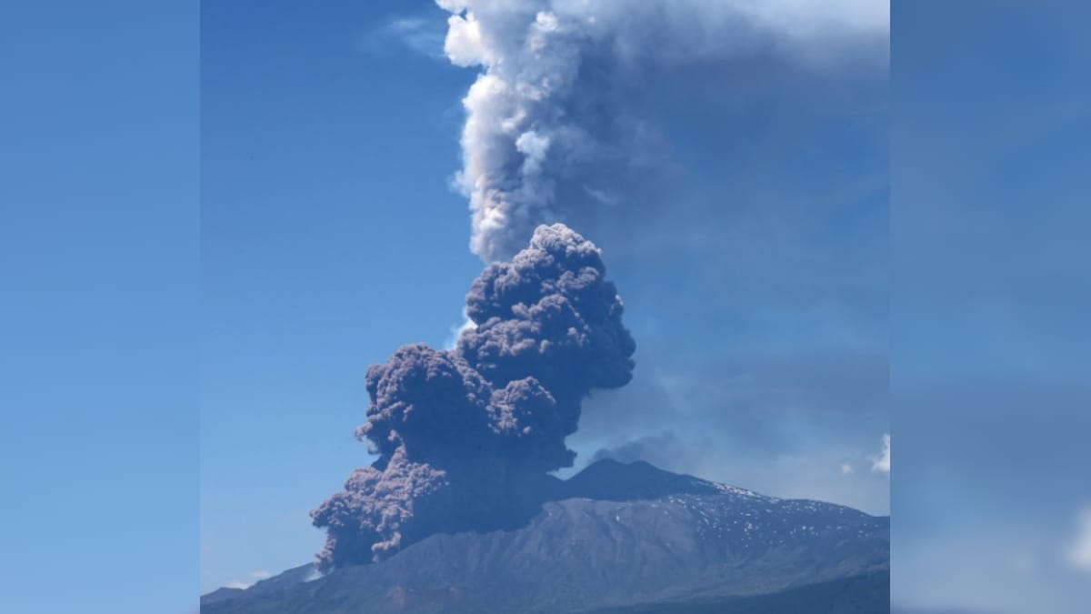 Volcano Video: ভয়ঙ্করভাবে জাগছে মাউন্ট এটনা, ইতালি আগ্নেওগিরির বীভৎস রূপ