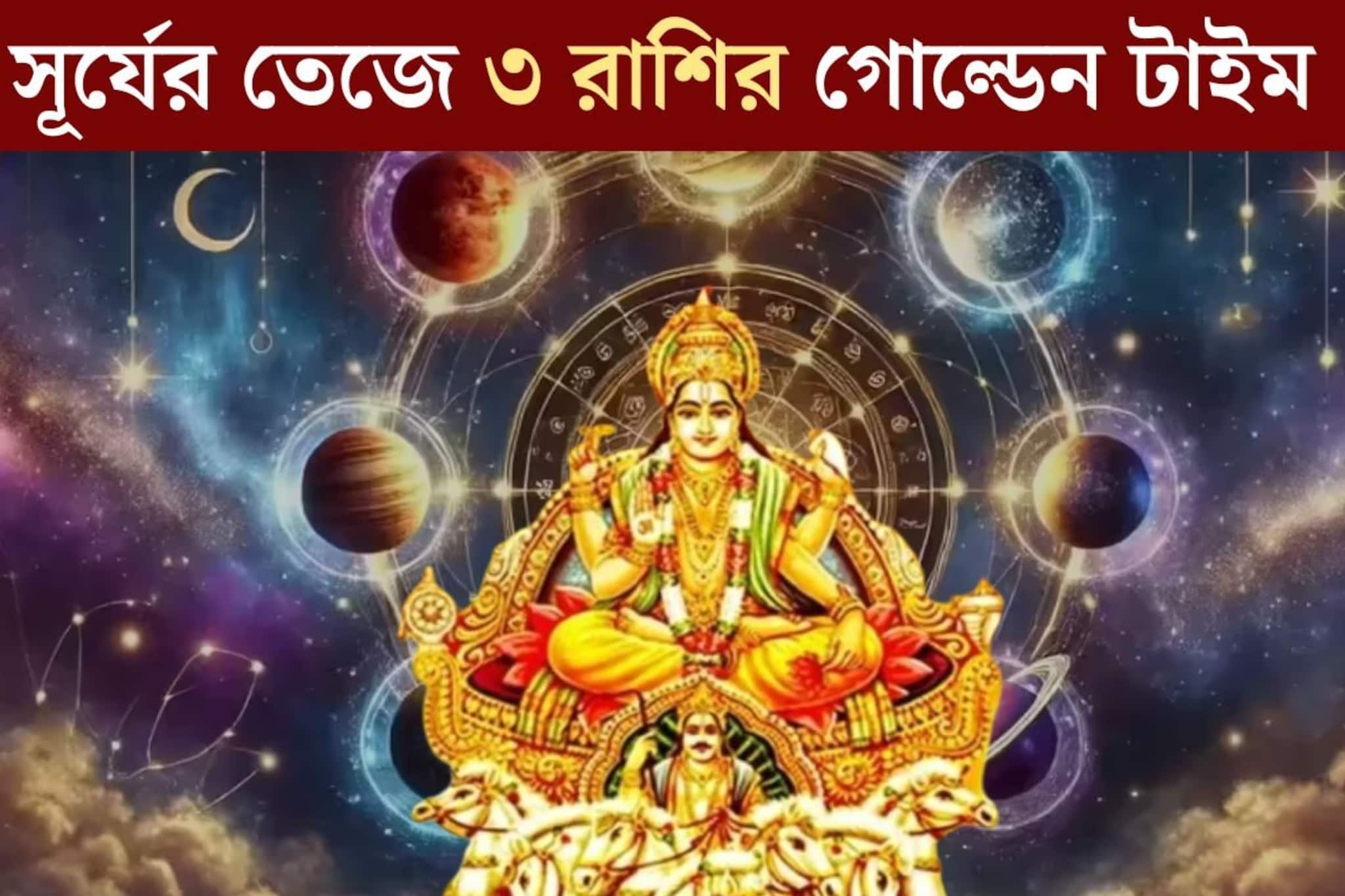 শনির নক্ষত্রে প্রবেশ সূর্যের! ২ অগাস্ট পর্যন্ত সৌভাগ‍্যের চূড়োয় ৩ রাশি, লাফ দিয়ে বাড়বে