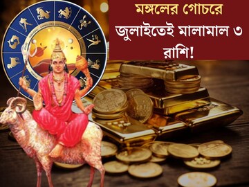 ‘সাহসী’ মঙ্গলের গোচরে দুয়ারে কড়া নাড়ছে ভাল সময়! এ মাসেই চমকে উঠবে ৩ রাশির কপাল ‘সাহসী’ মঙ্গলের গোচরে দুয়ারে কড়া নাড়ছে ভাল সময়! এ মাসেই চমকে উঠবে ৩ রাশির কপাল