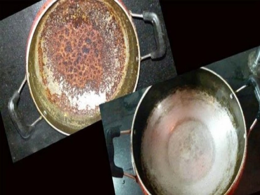 Kadai Cleaning Tips: রান্না করতে করতে কড়াই পুড়ে কালো তেলচিটে দাগ? ৫ টোটকায় পোড়া দাগ উঠে কড়াই হবে ‘নতুন’ ঝকঝকে