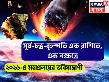 চন্দ্র-সূর্য-বৃহস্পতি এক রাশি, এক নক্ষত্রে! ২০২৬-এর অগাস্টে ভয়ঙ্কর পরিণতি, মহাযুদ্ধ