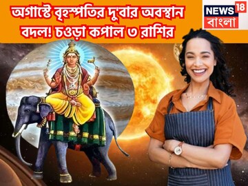 অগাস্টে বৃহস্পতির দু'বার অবস্থান বদল! চওড়া কপাল ৩ রাশির, অঢেল সম্পত্তিতে জীবন জমজমাট