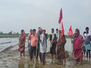 ভাতারে জমি দখল সিপিএমের কৃষক সভার৷ 