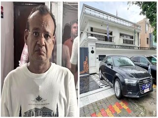 গাজিয়াবাদের ভুয়ো দূতাবাস থেকে ধৃত হর্ষবর্ধন৷ 