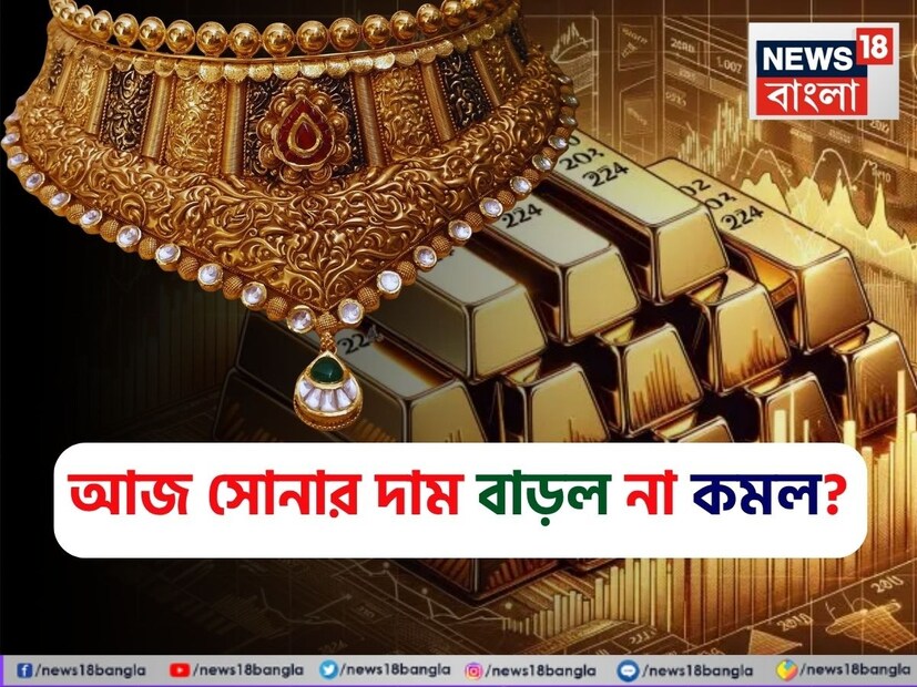 সোনার দাম সাধারণত ডলারের বিপরীতে ওঠানামা করে। গত কয়েকদিন দাম কমার পর ফের একবার ঊর্ধ্বমুখী সোনালি ধাতুর দাম ৷ আপনার কি সোনা কেনার কোনও পরিকল্পনা রয়েছে ? তাহলে দোকানে যাওয়ার আগে অবশ্যই জেনে নিন শুক্রবার ১৮ জুলাই সোনার দাম বাড়ল না কমল ৷ প্রতিদিনই বদল হয় সোনার দাম । কখনও এক ধাক্কায় অনেকটাই বেড়ে বা কমে যায় আবার কখনও সামান্য বদল হয় ।