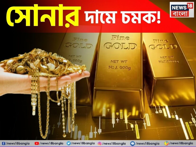 সোনার দামে চমক ৷ শুক্রবার একই দিনে দু’বার দাম বৃদ্ধি হওয়ার পর শনিবার কিছুটা স্বস্তি পাওয়া গিয়েছে ৷ এদিন দাম না কমলেও, দাম বৃদ্ধিও হয়নি ৷ ১৯ জুলাই অপরিবর্তিত রয়েছে সোনালি ধাতুর দাম ৷ সোনা প্রত্যেক ভারতীয় পরিবারের কাছে সঞ্চয়ের দুর্দান্ত একটি অপশন ৷ স্বাভাবিক ভাবেই সোনার দামের ওঠা-পড়া নিয়ে সকলের কৌতুহল থাকে তুঙ্গে ৷ 