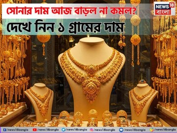 সোনার দাম আজ বাড়ল না কমল ? দেখে নিন ১ গ্রামের দাম