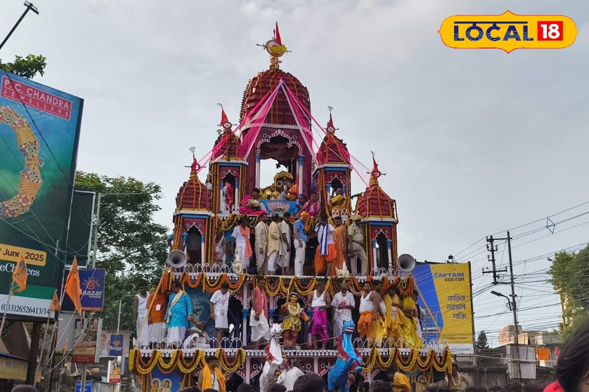উল্টো রথ উপলক্ষে জমজমাট হুগলির শ্রীরামপুর! 