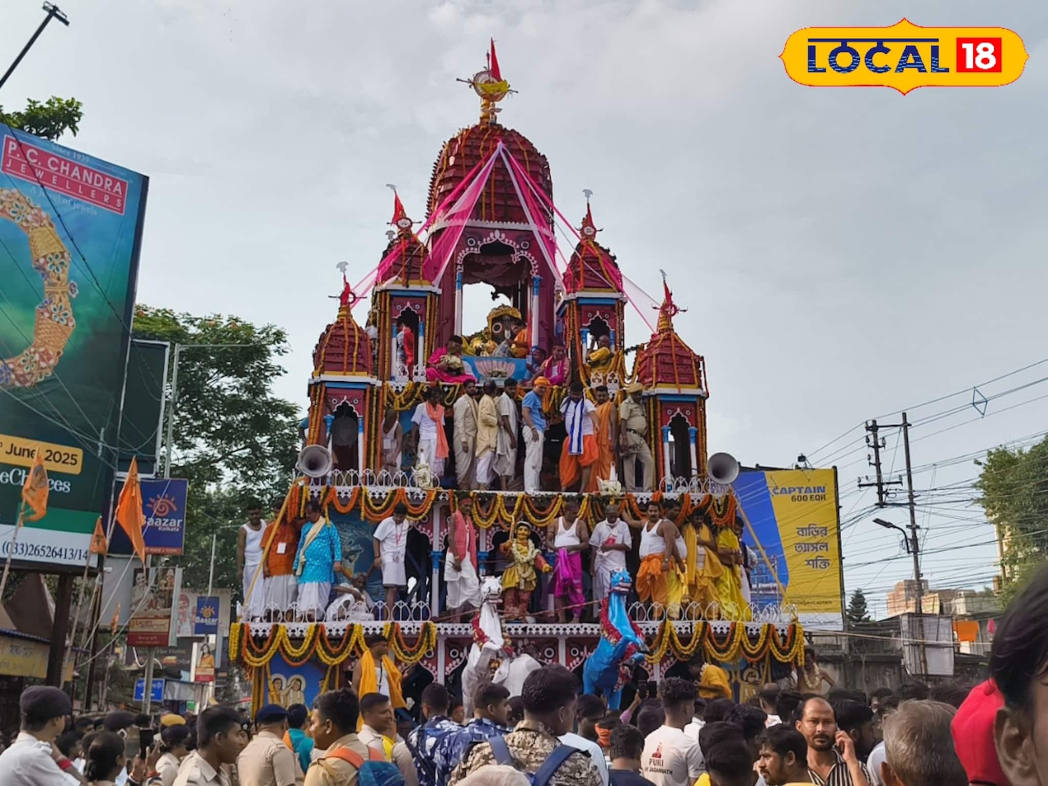 উল্টো রথ উপলক্ষে জমজমাট হুগলির শ্রীরামপুর! 