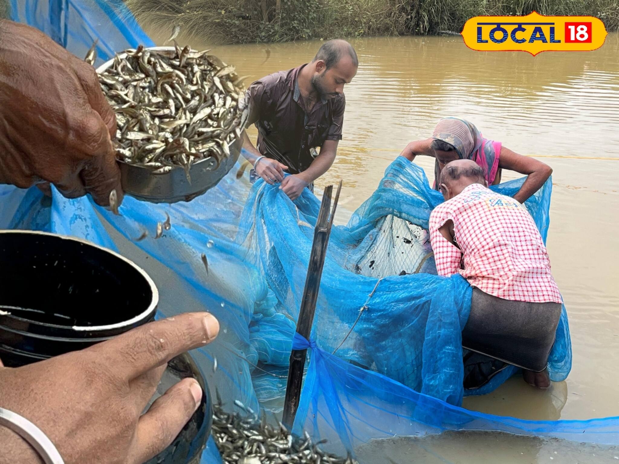 কারও পৌষ মাস, কারও সর্বনাশ! খালের জলেই লক্ষ্মীলাভ !