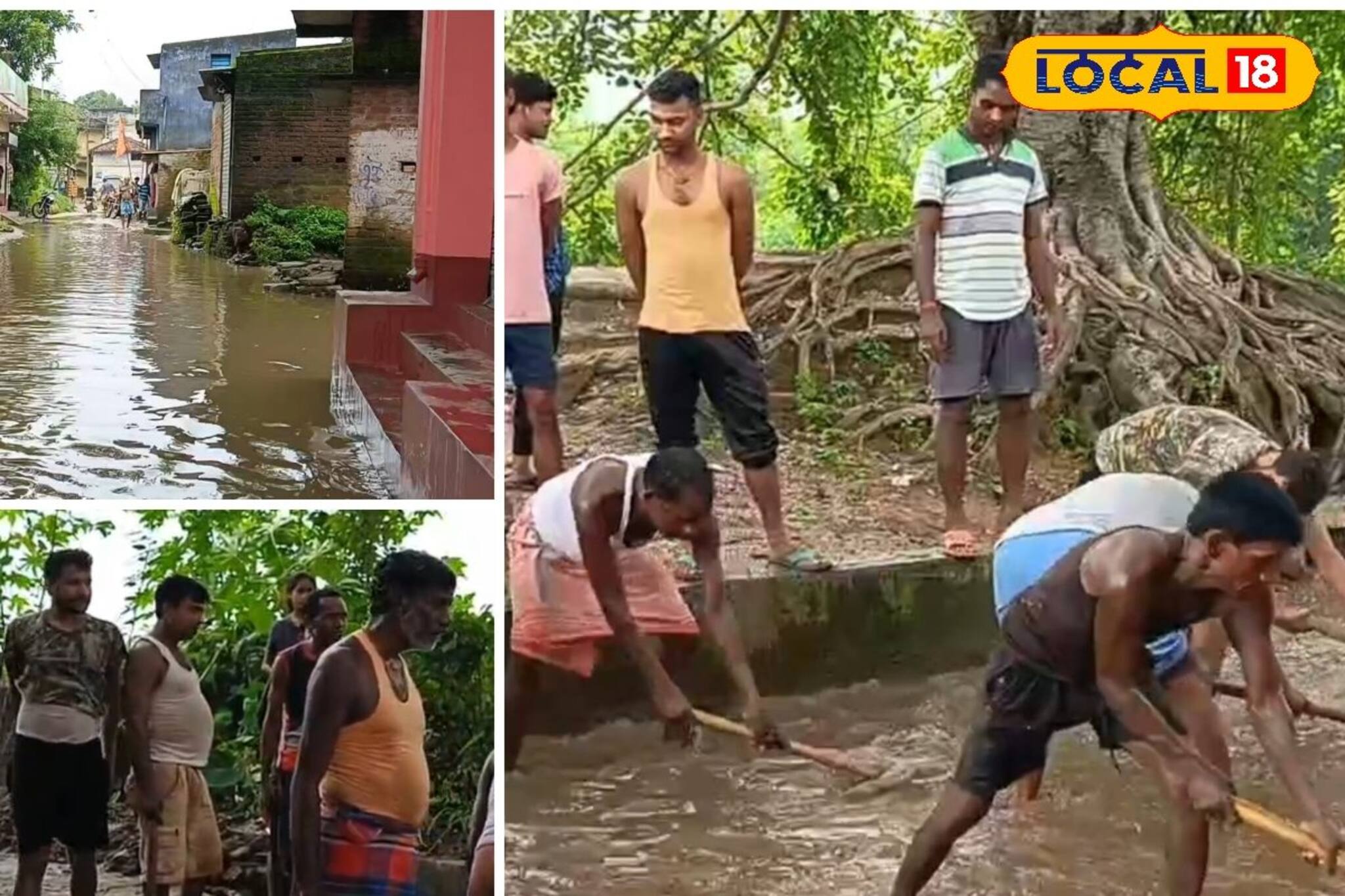 হাতুড়ি-কোদাল হাতে নিয়ে রাস্তায় গ্রামবাসীরা , হচ্ছেটা কী পাট ঝালদায়!