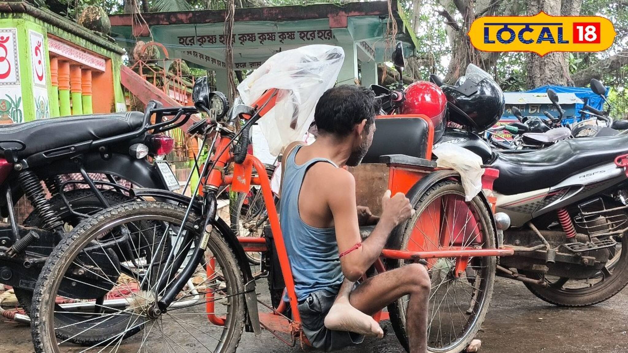 Inspiration: আশৈশব অসাড় শরীরের নিম্নাংশ, কারওর কাছে হাত না পেতে পাথর কুঁদে ফুটিয়ে তোলা শিল্পে বাজিমাত বাবলুর