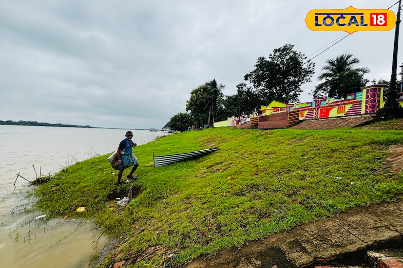 *বর্ষার পরশে আরও অপূর্ব হয়ে উঠেছে পূর্ব বর্ধমান জেলার কাটোয়া শহরের অন্যতম আকর্ষণীয় স্থান ভাগীরথী নদীর কোলঘেঁষা মরিঘাট। স্থানীয় মানুষজনের কাছে এই জায়গাটি ‘মরিঘাট’ নামেই বেশি পরিচিত।
