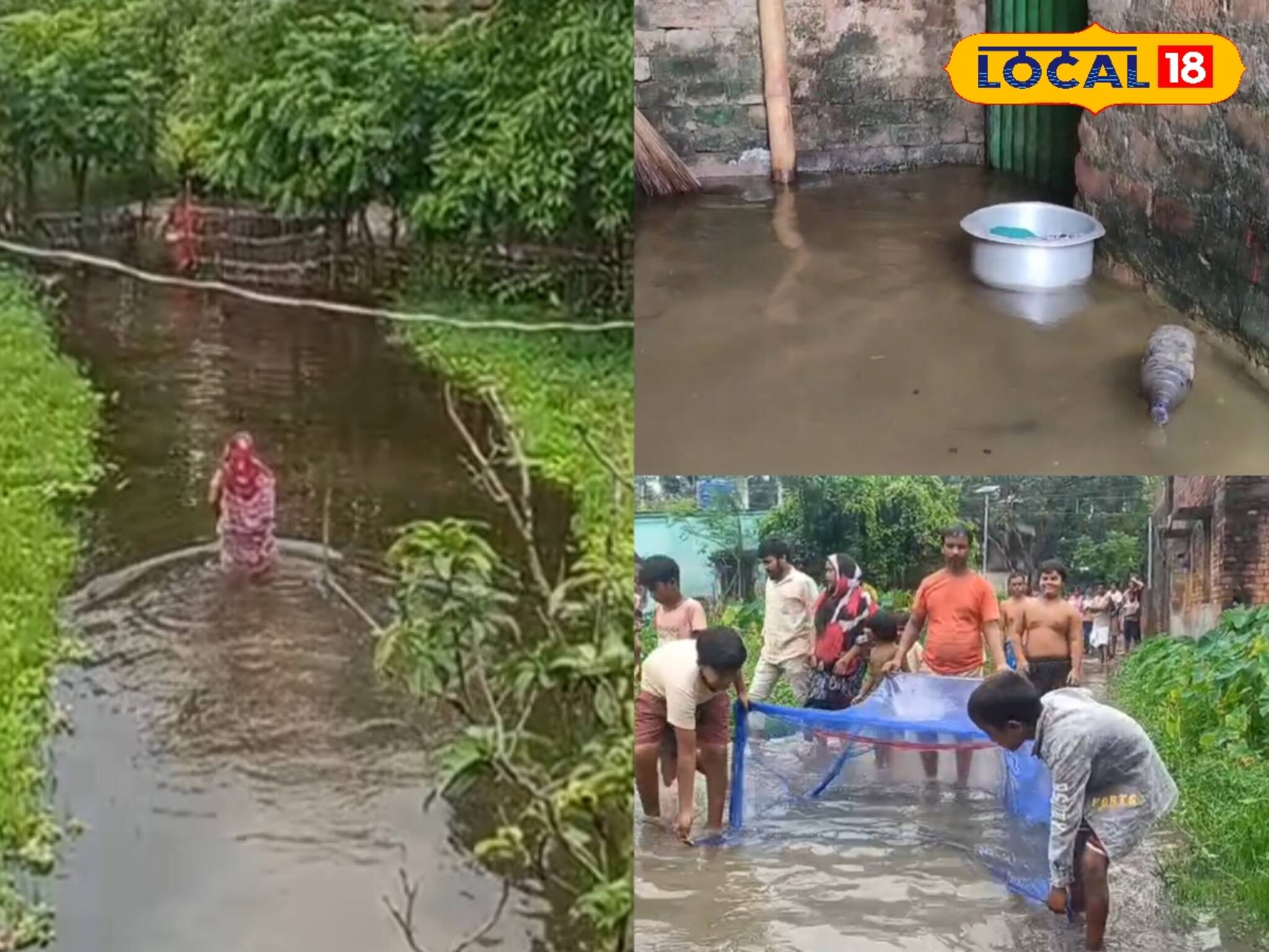 একদিনের বৃষ্টি...! ভাবতে পারেন, জলমগ্ন গ্রাম, হচ্ছেটা কী মুর্শিদাবাদে