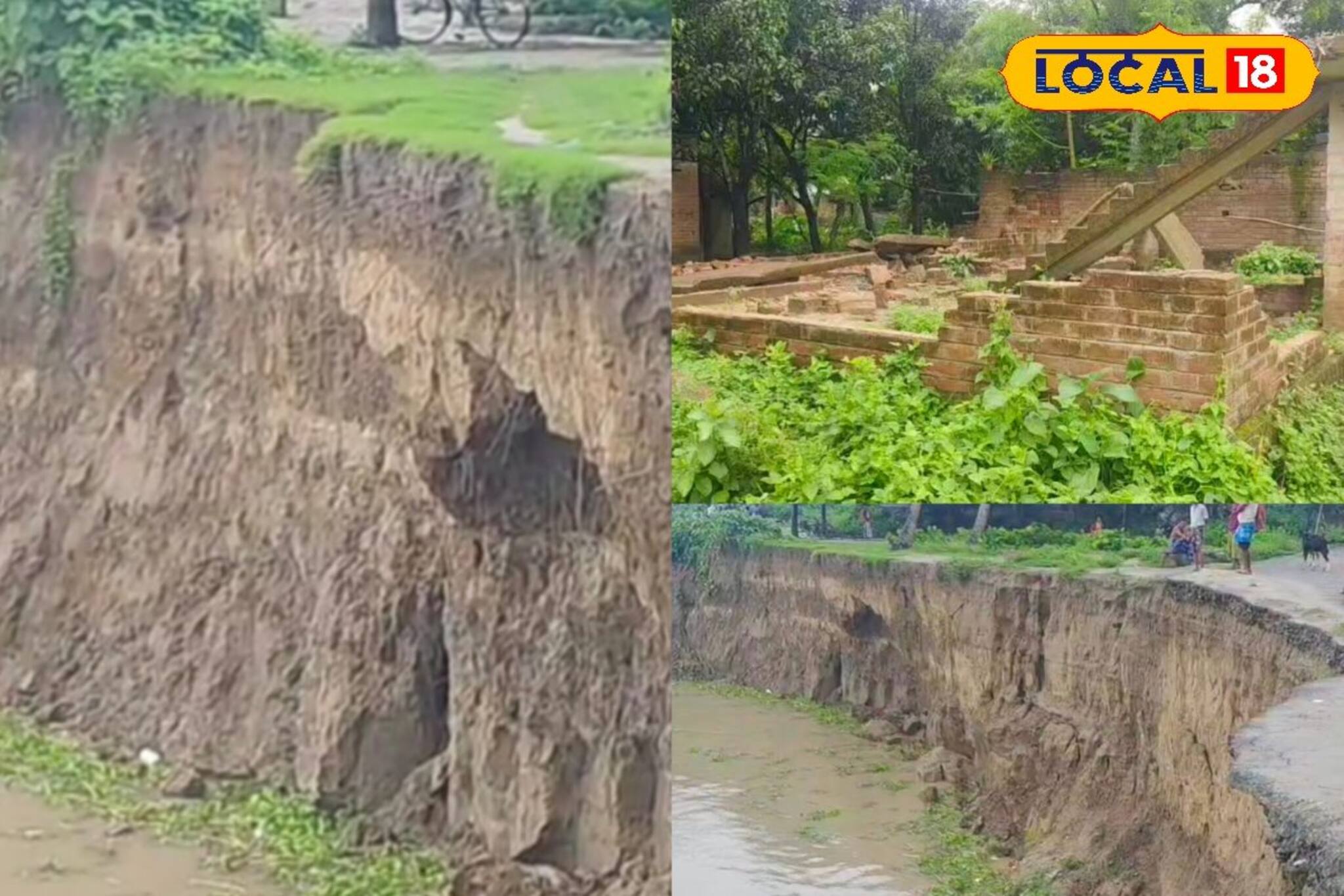 ঘরের সামনে ভাঙন! ঘর ছাড়া একাধিক পরিবার