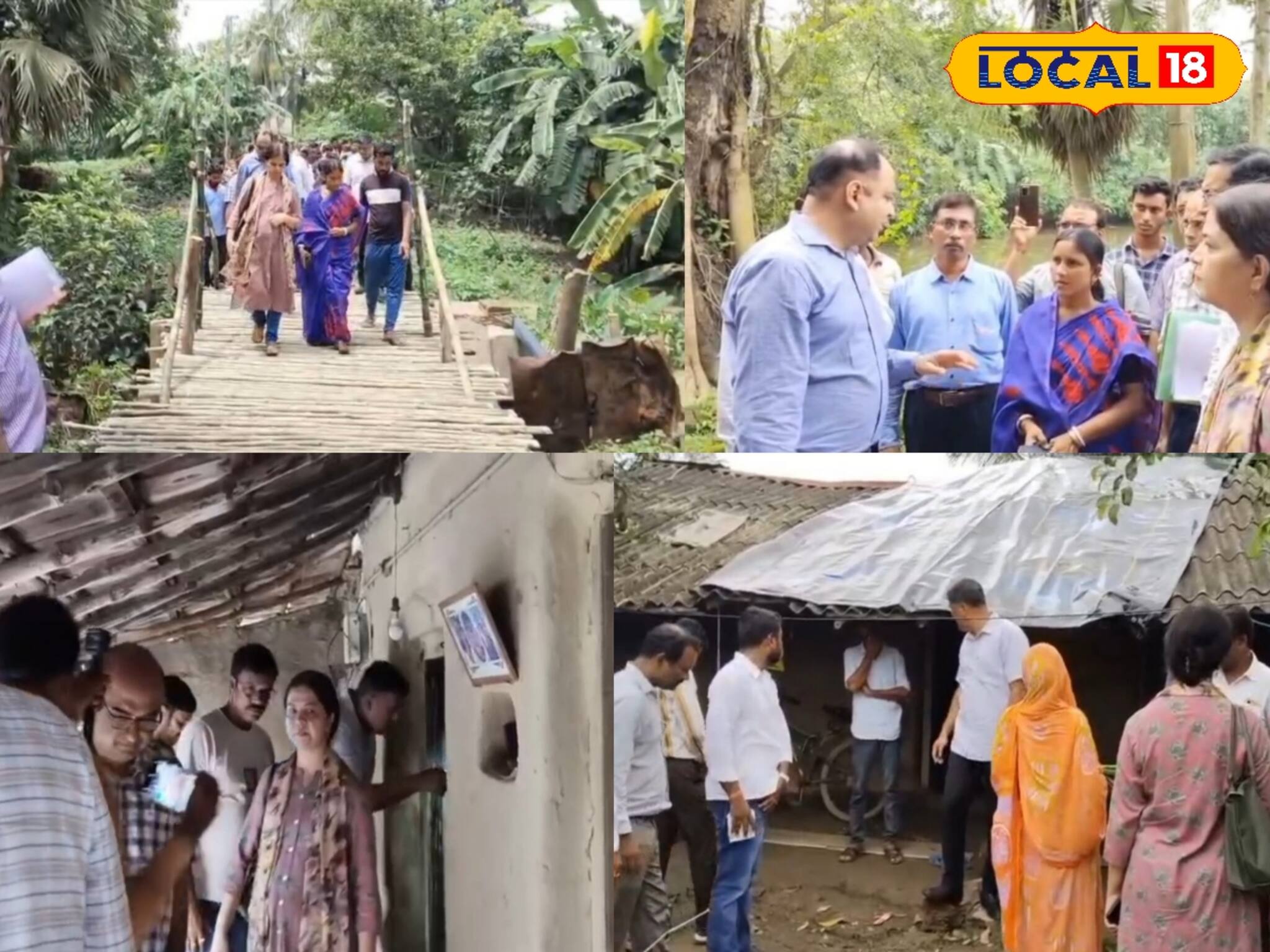 টানা বৃষ্টিতে কতটা ক্ষতির মুখোমুখি বর্ধমান...! সরেজমিনে দেখতে সরকারি দল