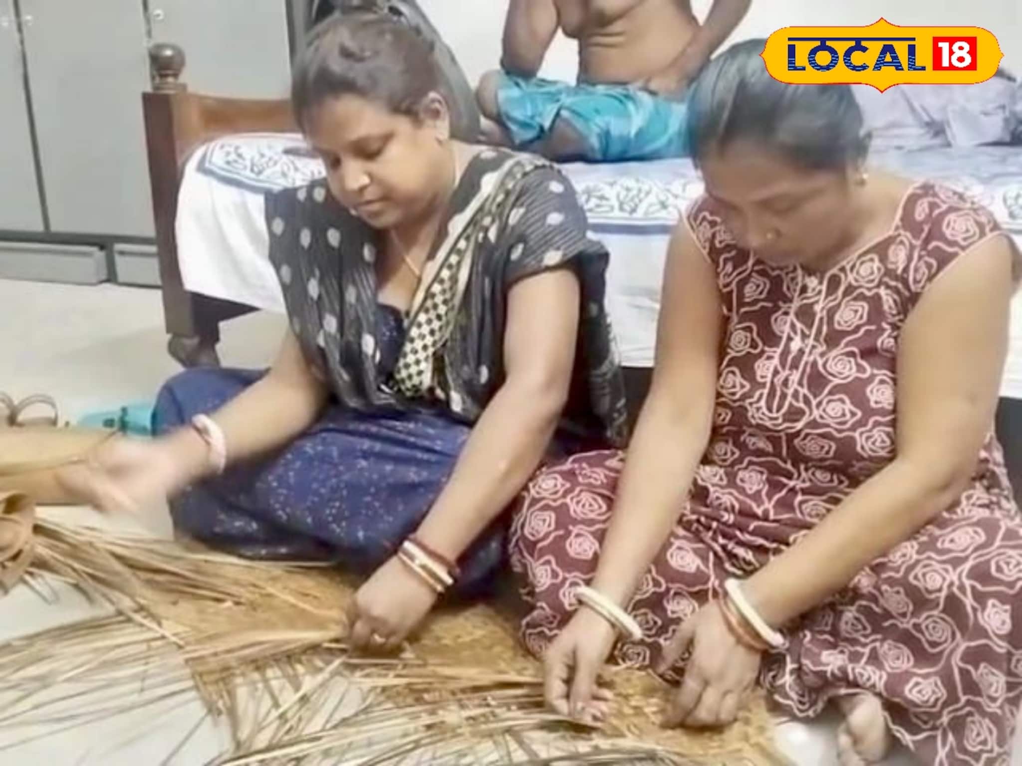 শুধু গরম থেকে মুক্তি নয়, শীতলপাটি দিয়ে তৈরি হচ্ছে ঘর সাজানোর সৌখিন জিনিস