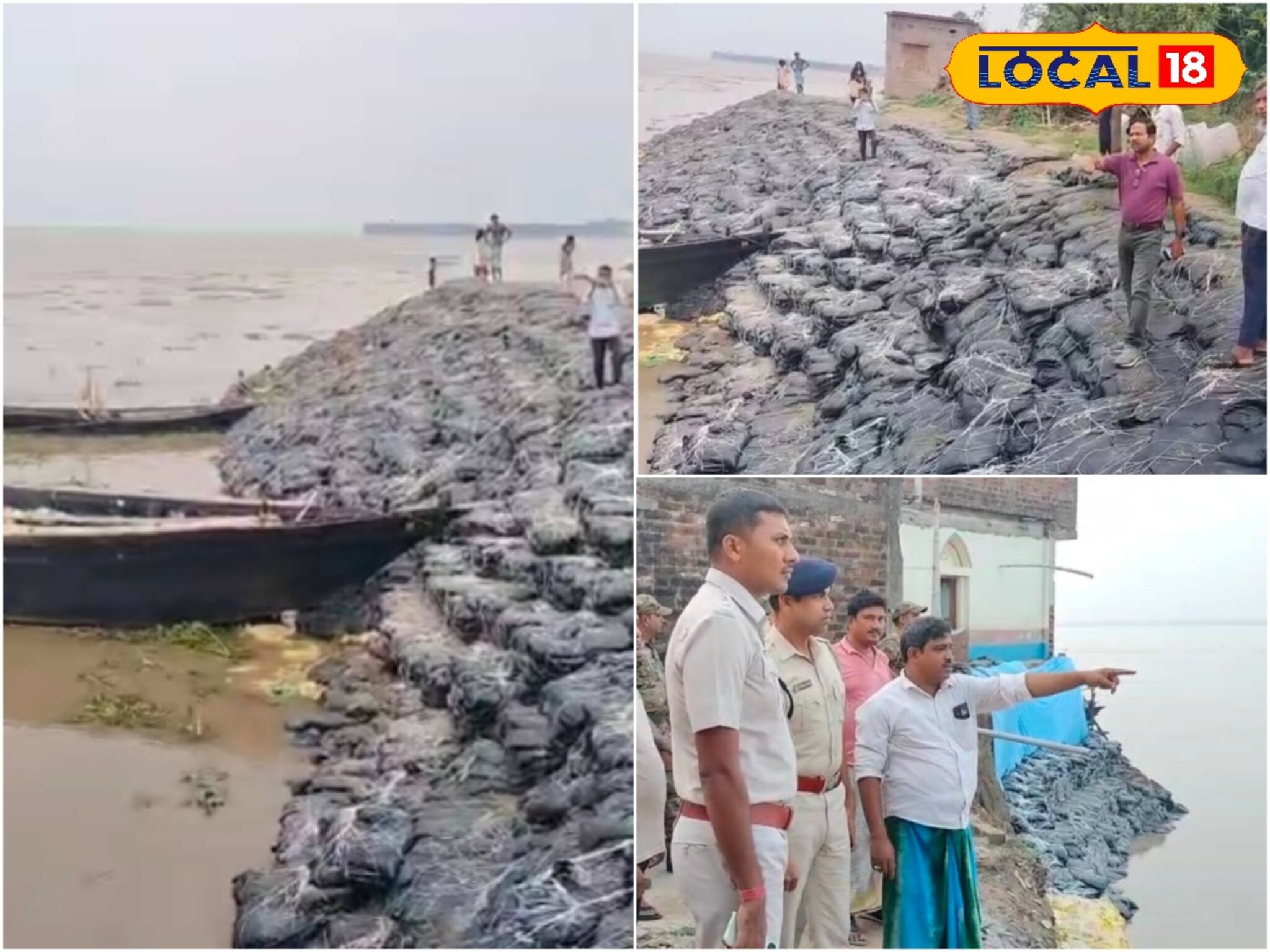 সামশেরগঞ্জে ভাঙন আতঙ্ক! গ্রামবাসীরা আতঙ্কে রাত জেগে থাকছেন নিত্যদিন