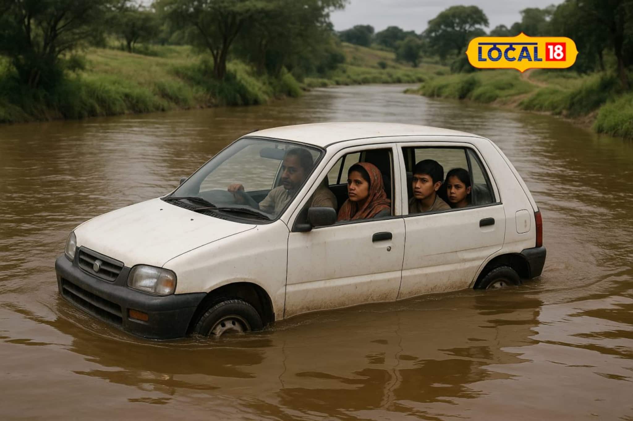 ৪ চাকা গাড়িতে ৪ কলেজ পড়ুয়া, ধপাস করে নদীতে...! তারপর যা ঘটল...