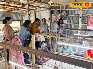 Jamdani Saree: জমিন জুড়ে থোকা ফুলের বাহারি রূপ, ঐতিহ্যবাহী জামদানির সঙ্গে আধুনিকতার যুগলবন্দি আজ নতুন সাজ সংজ্ঞা