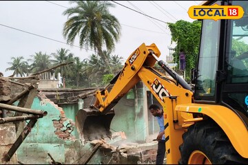 তাজপুরে বুলডোজার...! ভেঙে গুঁড়িয়ে দেওয়া হল একের পর এক দোকানপাট, শেষ হল ৫ দশকের লড়াই